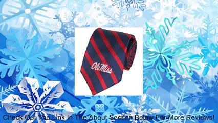 Mississippi Ole Miss Rebels Striped Pattern Silk Necktie Review