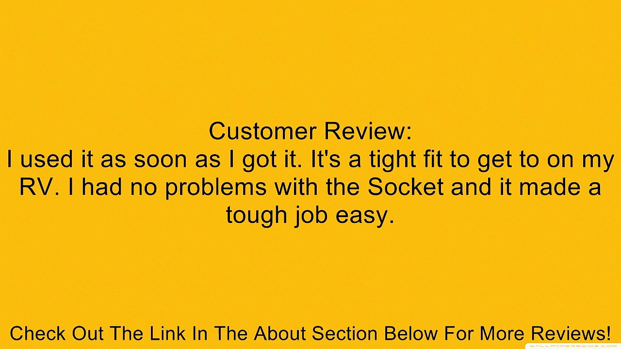 Camco 4" Heavy-Duty Water Heater Element Wrench Review