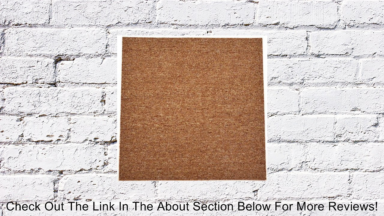 DIY Carpet Tile Squares - Sahara Golden Tan Review