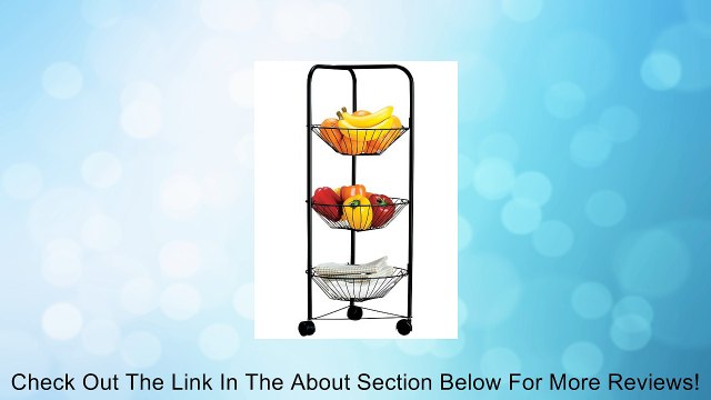 3-Tier Rolling Cart with Baskets Review