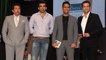 M S Dhoni, Shekhar Suman, Zaheer Khan, Rohit Roy  At Dr Batras 9th Positive Health Awards