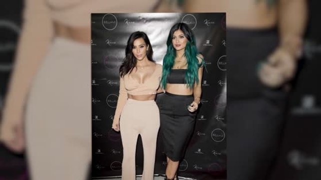 Kim Kardashian Puts Her Clothes Back On To Support Sister Kylie Jenner's Hair Extension Launch