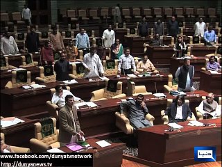 Dunya News - 'Dimagh ki dahi' entices commotion in Sindh Assembly