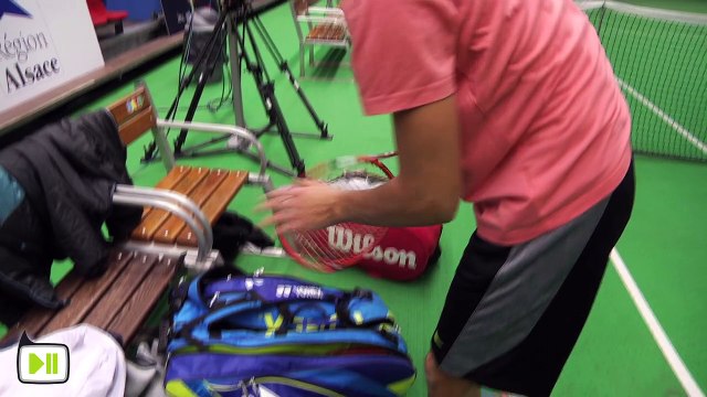 Paul Henri Mathieu et Pierre-Hugues Herbert prêt pour le championnat de France de Tennis