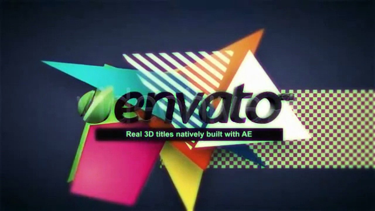 Digital Retro Title - Logo opener | After Effects Template | Project Files - Videohive