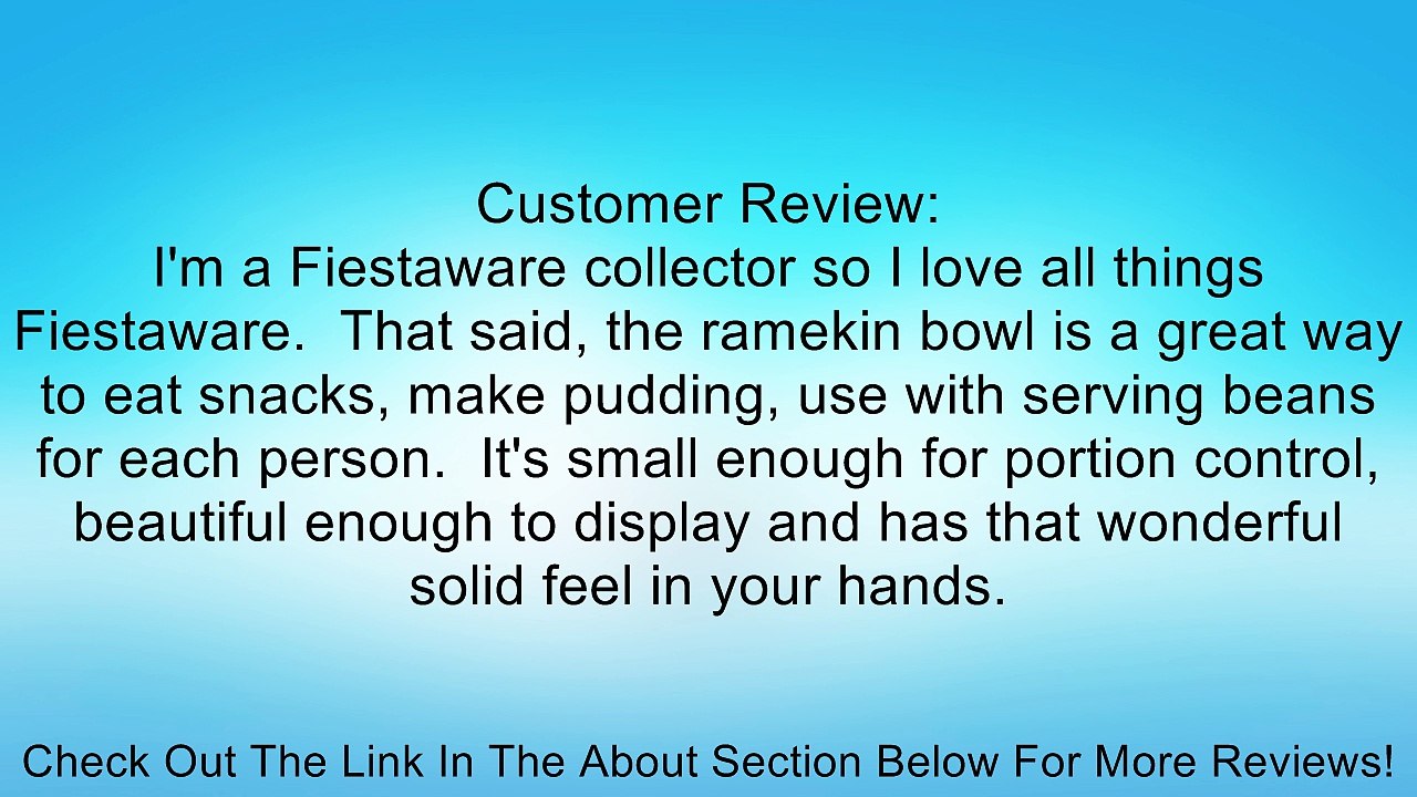 Fiesta Ramekin, 4-Inch Review