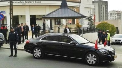 Erdoğan Cuma Namazına Yeni Makam Aracıyla Geldi