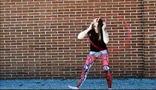 Amazing hula hoop skills Video