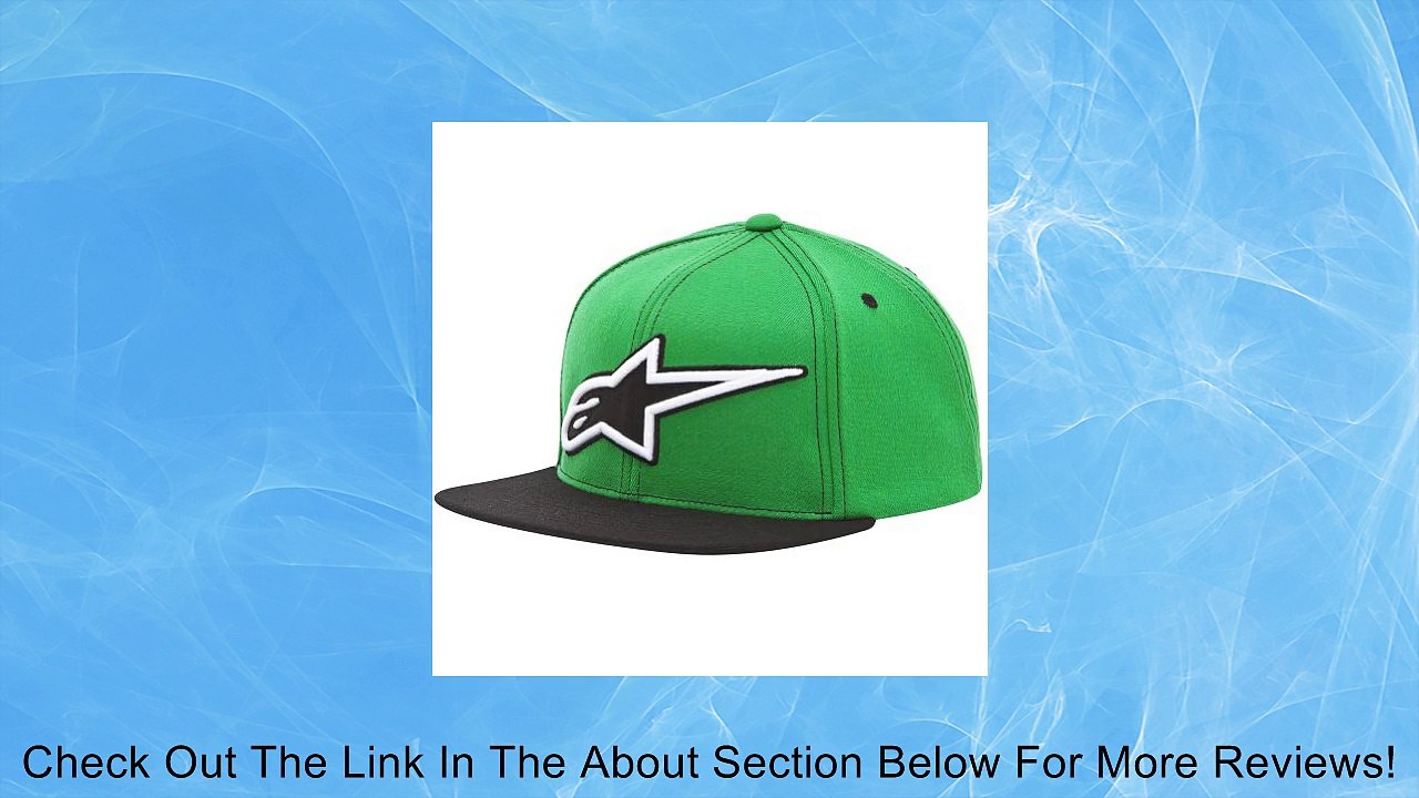 Alpinestars Askew Custom Men's Snapback Outdoor Hat/Cap - Green / One Size Review