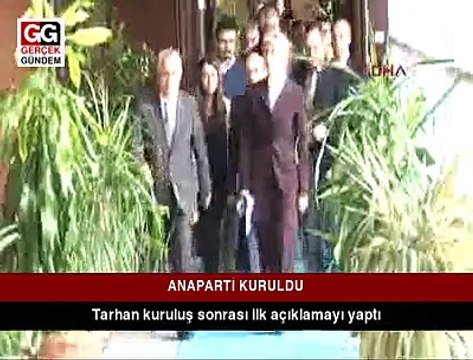 Anadolu Partisi'nin kuruluş dilekçesi verildi