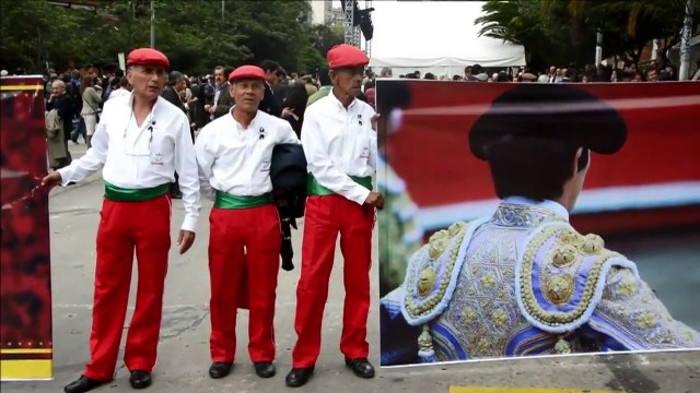 Protesto pela volta das touradas na Colômbia
