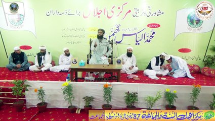 Almi Ittehad Ka Parcham Molana Abu Ayub Qadri Markazi Ijlas Almi Ittehad 2014