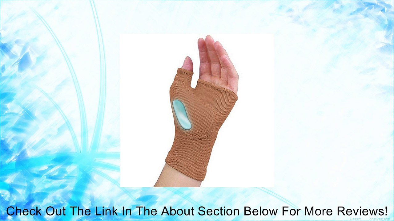 Left Hand Gel Wrist Support Relieves Carpal Tunnel Arthritis Muscle Spasms Review