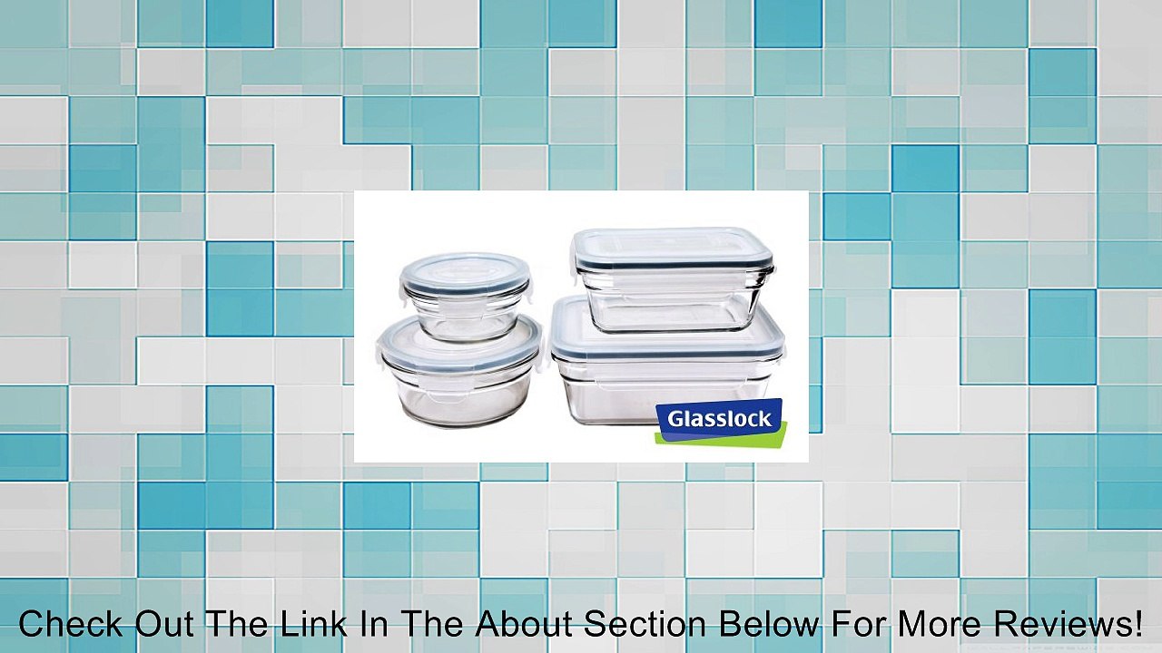 New Snaplock Lid: Tempered Glasslock Storage Containers 8pc set~Microwave & Oven Safe Review