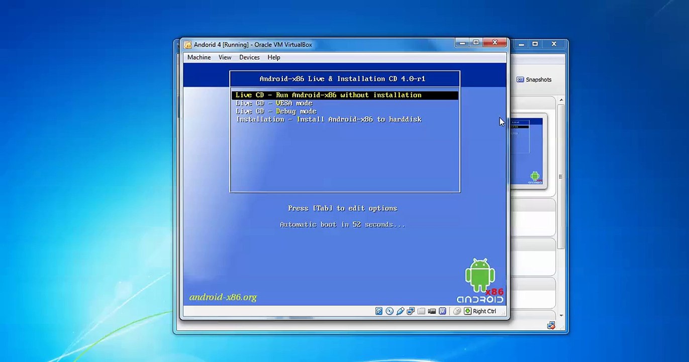How to Install Android 4.4 on Virtual Box