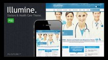llumine ? Doctors and Health Care Theme (PSD template)