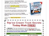 Ice Cream Truck Profits Make Fast Easy Money.