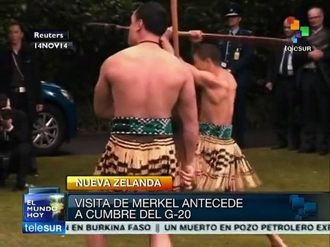 Ángela Merkel visita Nueva Zelanda para estrechar vínculos comerciales