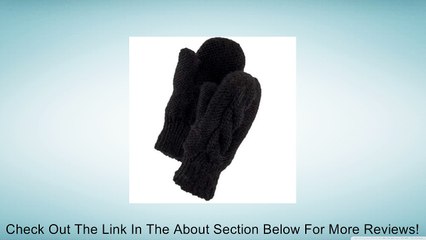 Bula Aran Mitten Black O/S Review