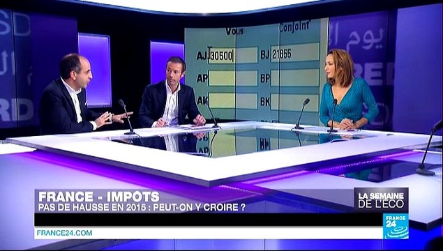 La semaine de l'éco - 2ème partie - Pas de hausse des impôts en France en 2015 : peut-on y croire ?