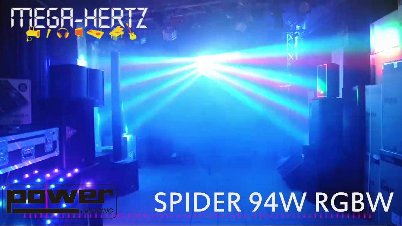 SPIDER 94W RGBW POWER démonstration mega-hertz.fr