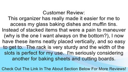 DecoBros Kitchen Houseware Organizer Pantry Rack, Silver Review