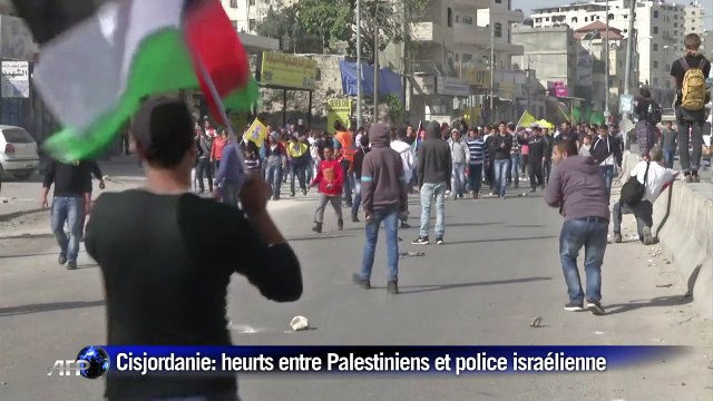 Heurts entre Palestiniens et police israélienne en Cisjordanie