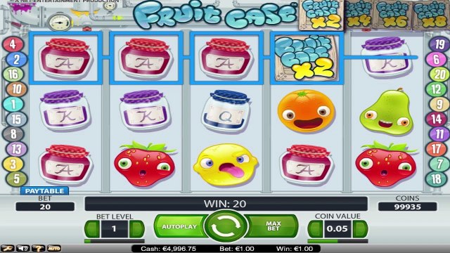 Fruit Case™ por NetEnt | Tragaperras Gratis | TragamonedasX.com