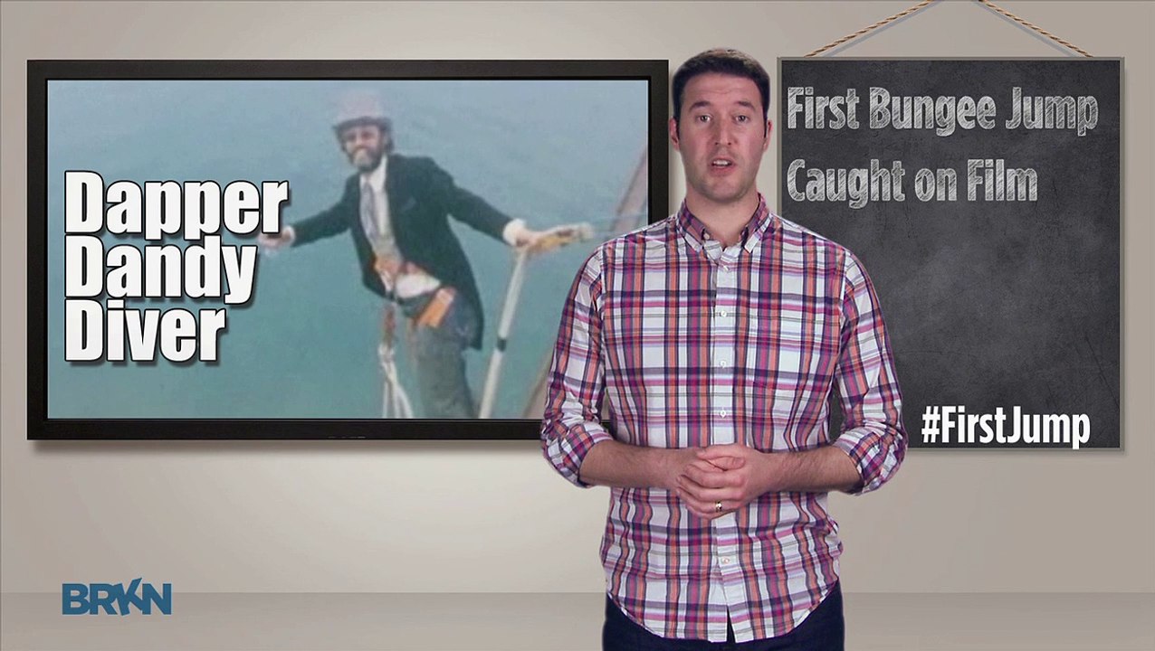 Uncovered Footage of World's First Bungee Jump