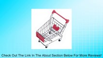 Generic Mini Shopping Cart Shaped Storage Basket Desktop Organizer (Pink) Review
