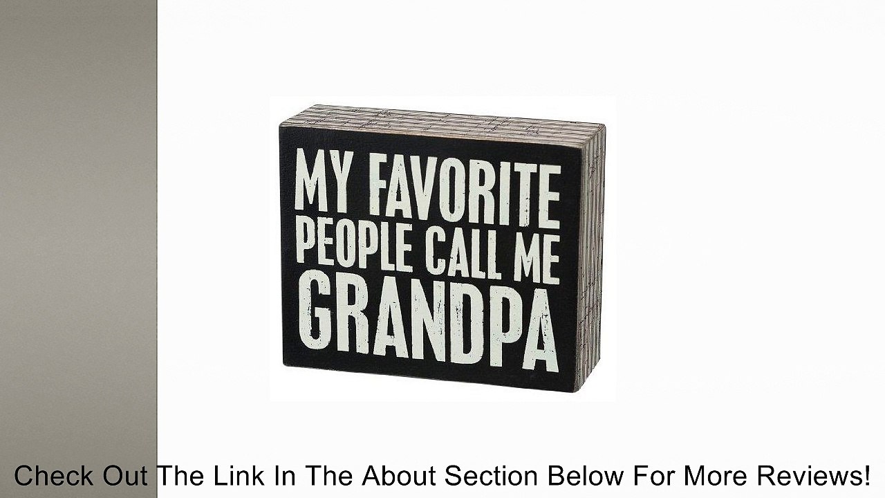 Primitives by Kathy My Favorite People Call Me Grandpa Review