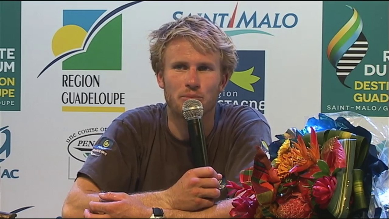 La conférence de presse de François Gabart