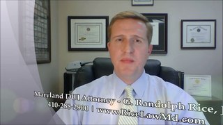 Am I Required to take the Field Sobriety Tests in Maryland DUI Attorney Randolph Rice Explains