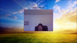 Welcome video for my website-By Dr.Afshan Hashmi