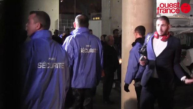 France - Albanie à Rennes : l'arrivée des Bleus au stade
