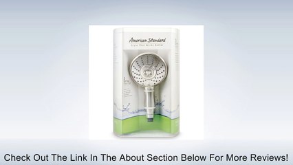 American Standard 3-Position Handheld Showerhead - Brushed Nickel Review
