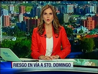 Los riesgos de la vía Alóag-Santo Domingo, una de las más transitadas