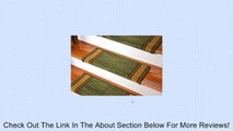 Dean Modern DIY Bullnose Wraparound Non-Skid Carpet Stair Treads - Boxer Green Review
