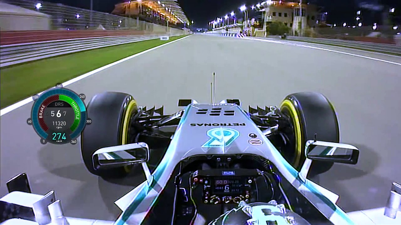 F1 2014 Bahrain Rosberg Pole Lap