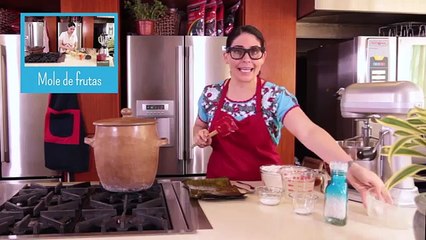 Tamales de mole de frutas - Zahie - ActitudFEM