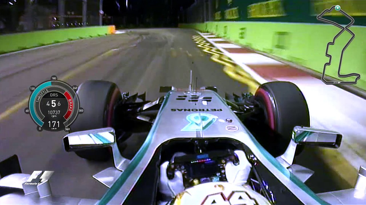 F1 2014 Singapore Hamilton Pole Lap