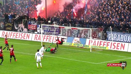 Amazing soccer trick : A real teamjob to avoid  goal!