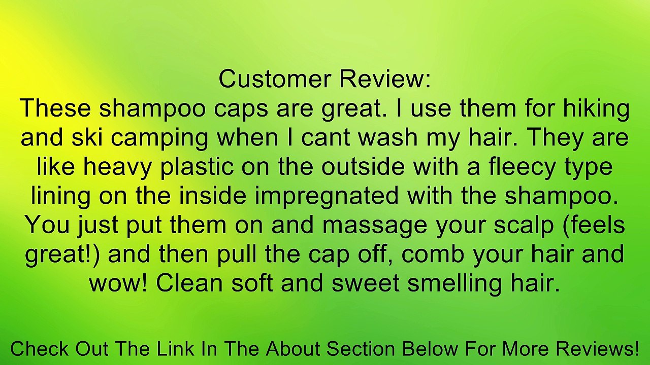 No Rinse Shampoo Cap Review