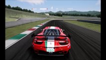 Ferrari 458 GT2, Autodromo Internazionale del Mugello, Onboard Multi-Cam, Replay, Assetto Corsa HD