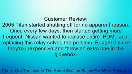 Nissan Relay - 284B7-CW29E Review