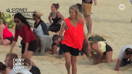 Australians Got Sand In Their Eyes To Protest Climate Change