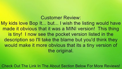 Bop It XT Carabiner Game Review