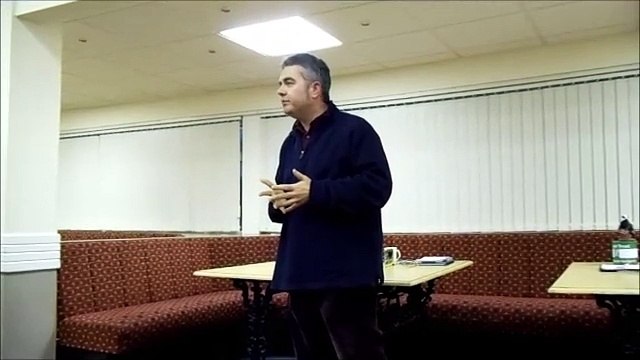 Dominic Dyer at the Leicestershire & Rutland Badger Group 13Nov14