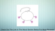 Kids 14k Gold Plated Pink Enamel Heart Adjustable Bracelet, Kids, Girls, Baby, Children Review