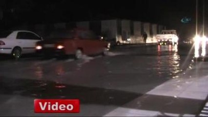 Demre'yi Yağmurdan Sonra Dolu Vurdu